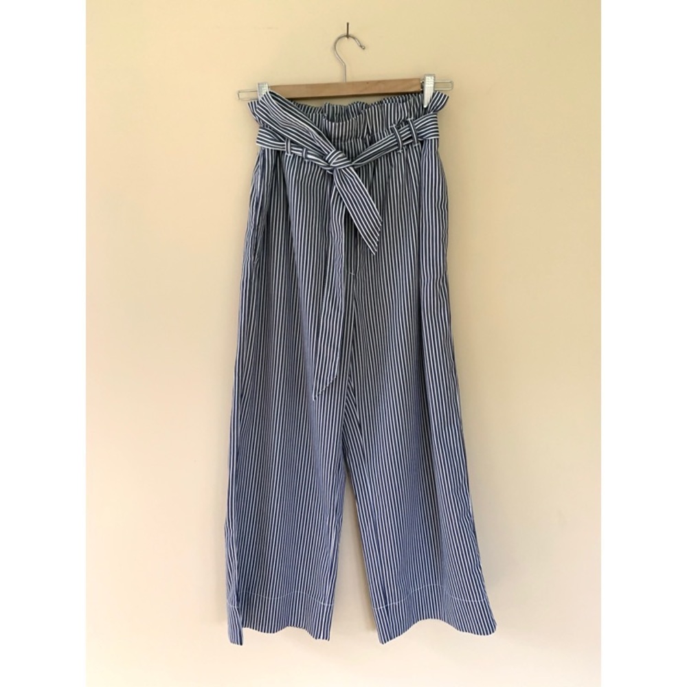H&M Striped Wide Leg Culottes | Size 4